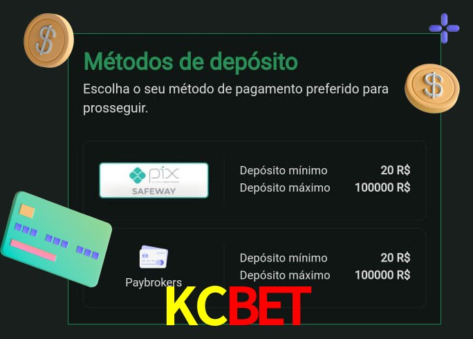 O cassino KCBET oferece uma grande variedade de métodos de pagamento
